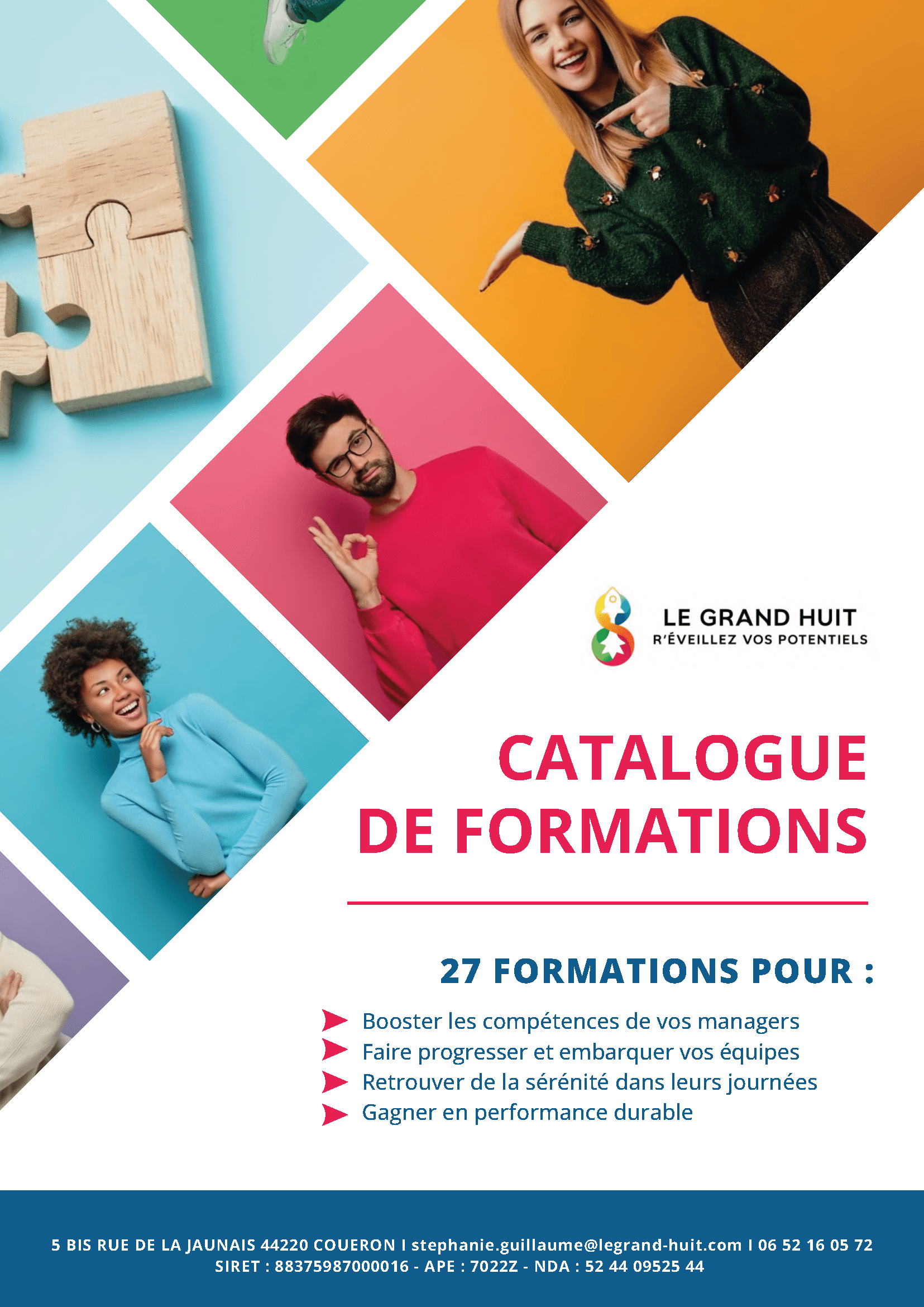 Couverture du catalogue de formation 2024
